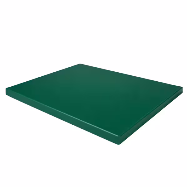 Antislip snijplank - 600x400mm - Dikte: 20mm - HACCP-conform - HDPE - Groen - Vaatwasmachinebestendig