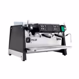 WEGA | Polar - Siebträgermaschine - 2 Gruppig - 5,2 kW - mit 2 Milchaufschäumern & Heißwasser - Touch - Schwarz