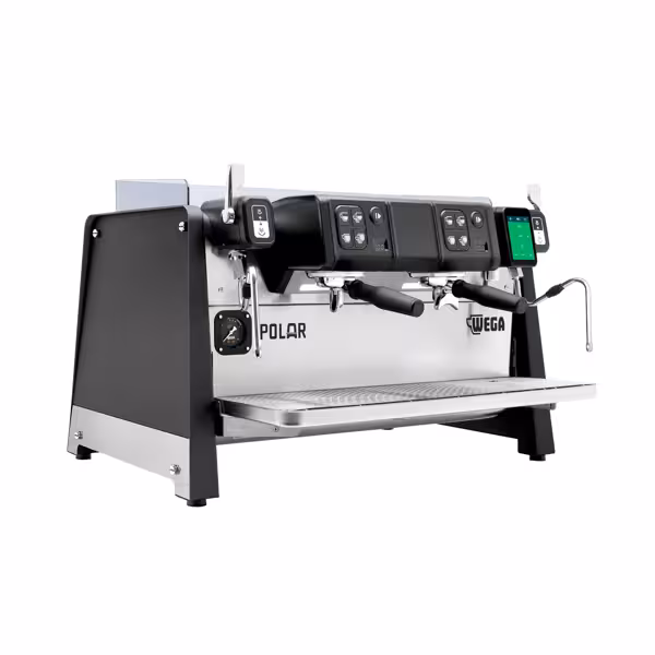 WEGA | Polar - Portafilter - 2 skupiny - 5,2 kW - se 2 napěňovači mléka a horkou vodou - Touch - Black