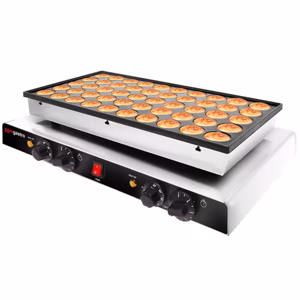 Waffle iron - Single - Manual - 1.7 kW - Mold: Poffertjes - pentru 50 de bucăți