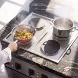 Built-in electric stove - 10.4 kW - 4 round hotplates