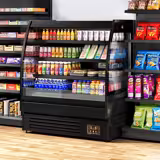 Ψυγείο Self Service συντήρησης - 120,0 εκ - 380 l - με 3 ράφια - μαύρο