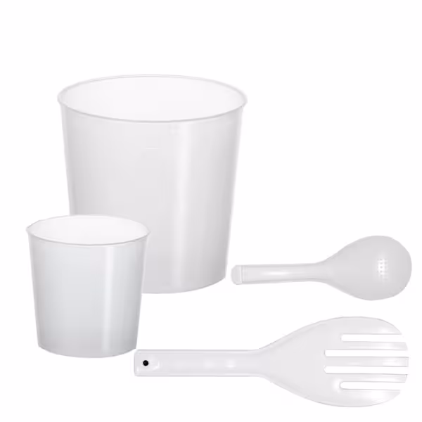 Roeraccessoires en maatbeker voor de rijstkoker