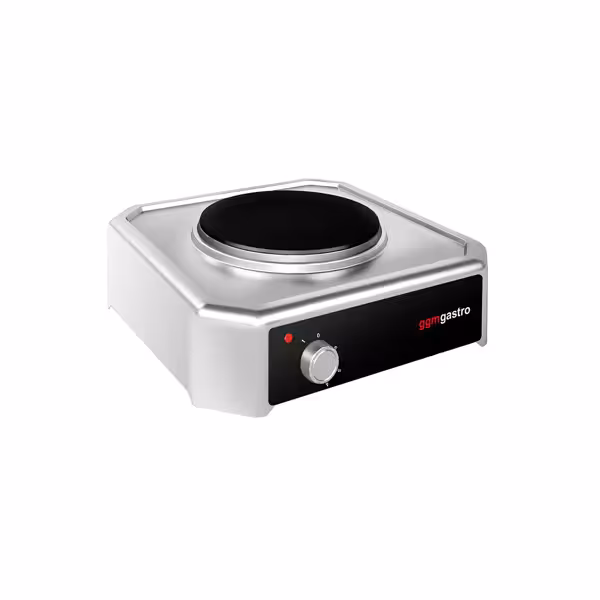Table-top electric stove - 2 kW - 1 round plate