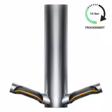 (2 pieces) DYSON | Airblade 9kJ Automatic HEPA Hand Dryer – brushed stainless steel - 10 s dry time