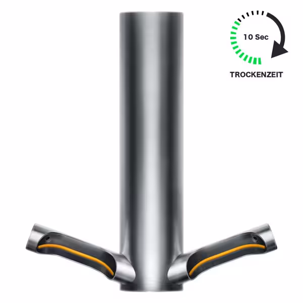 DYSON | AIRBLADE 9kJ - Handdroger met sensor & HEPA filter - Geborsteld RVS 