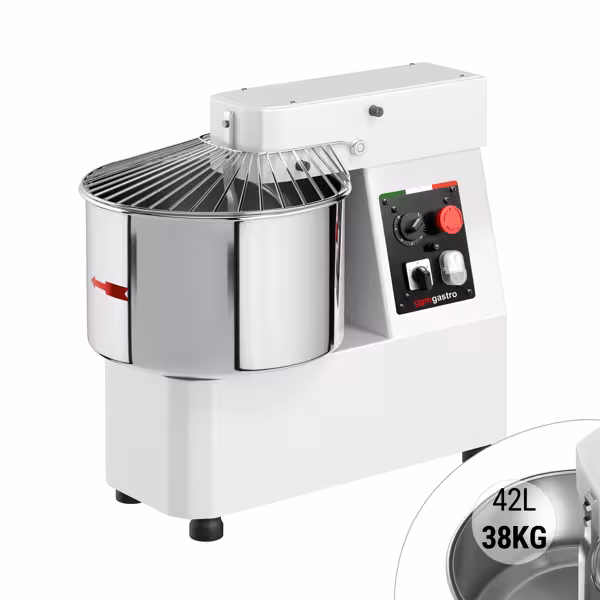 Deegkneedmachine / Spiraalkneder - 42L / 38kg deeg - vaste kom - met timer - 400V