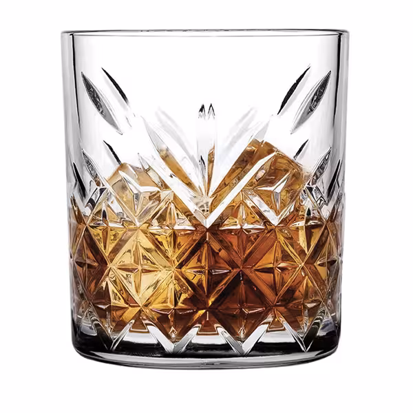 (24 pcs) Whiskey glass - TIMELESS - 345 ml - Clear