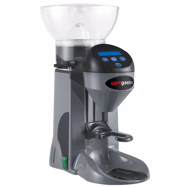 Commercial Coffee Grinder - 1kg - 77dB - with Programmable Dosing - Grey