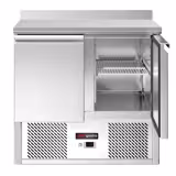 Koelwerkbank ECO - 900x700mm - met 2 deuren & met achterwand