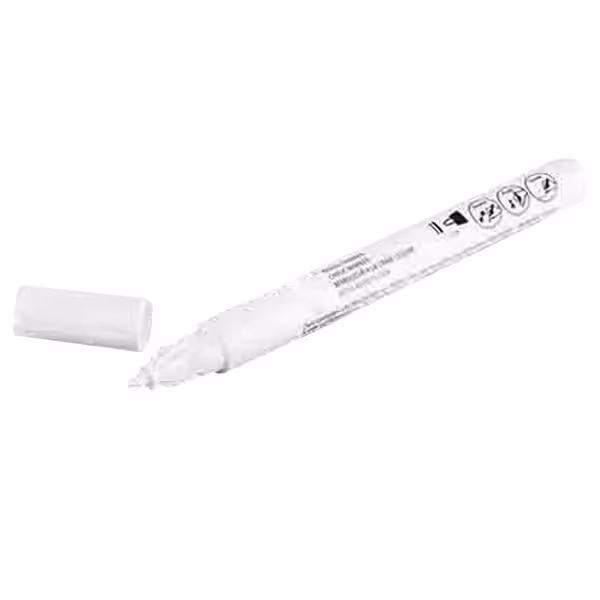 (12 pz) Pennarello a gesso - Polipropilene - Bianco - Ø10mm - H130mm