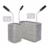 1x 1/3 & 4x 1/6 Panier à nouilles - 290x160x200mm & 145x145x200mm - Inox - compatible avec GNB499E, GNB899E, ENB499P - Série 900 Serie
