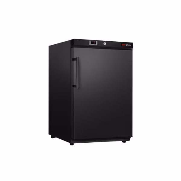 Voorraadkoelkast ECO - 200 liter - met 1 deur - Kunststof deurinterieur - Zwart