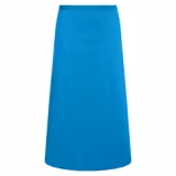 (6 pieces) KARLOWSKY | Basic Bistro Waist Apron – 100×75 cm - Turquoise