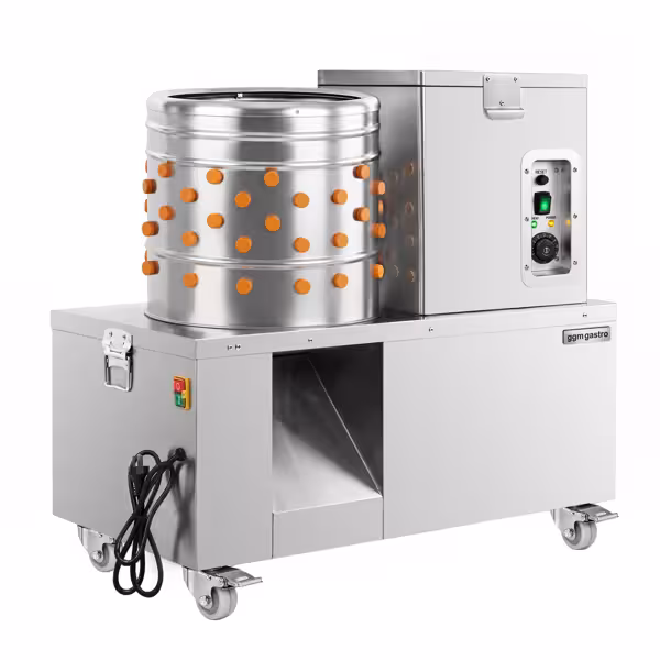 2-in-1 Rupfmaschine & Brühkessel für Geflügel - Trommel  Ø 500mm