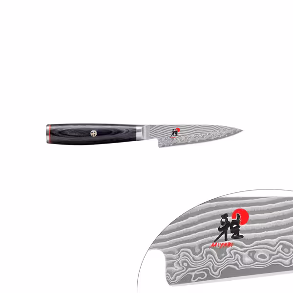 MIYABI | 5000 FC-D Shotoh Paring Knife – 90 mm blade - FC61 steel - 48-layer Damascus