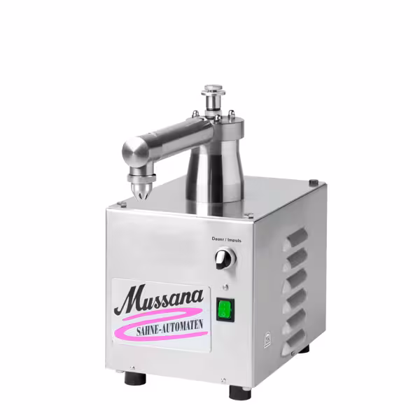 MUSSANA | MINI - Máquina de chantilly Profissional - 2 litros - 230 V - sem refrigeração