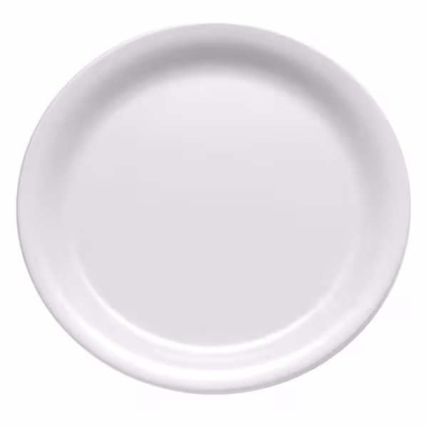 (6 szt.) CASUAL - Talerz płytki - Melamina - Ø 266mm