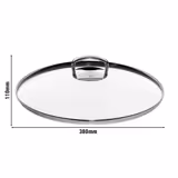 WMF | Fusiontec Mineral – Couvercle en verre pour wok – Ø 360 mm