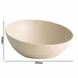 (6 Stück) Schale - FROSTFIRE - Aluminium - 3 Liter - Ø 325mm - Beige