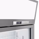 Přístěnný mrazicí regál - 1 454 mm - 373 l - od −22 do −18 °C - s 2 dveřmi & 4 policemi - vč. mrazicího ostrůvku - šedá