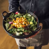 (6 قطع) سلطانية PADELLA - ميلامين - 3 Liter - مربّع - 280x280x90 mm - مع مقابض | مقاوم للانزلاق | قابل للتكديس | آمن لغسالة الصحون - أسود