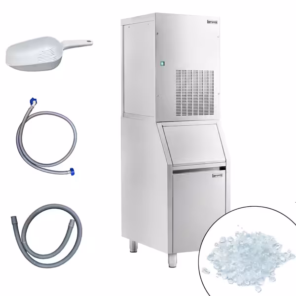 Premium PLUS Modular Flake Ice Maker - 270 kg/24, including a 100 kg ice storage bin