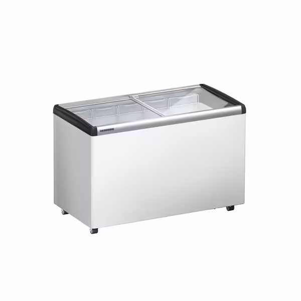 LIEBHERR | Vrieskist - 280 liter - glazen schuifdeksel - Wit