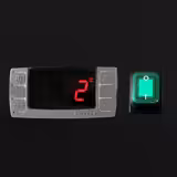 Saladette réfrigérée PREMIUM - 900mm - 240L - 2 portes - avec vitrine de comptoir pour 5x GN 1/6