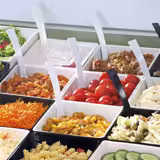 (36 pieces) Melamine Buffet Dip Bowls & Sauce Cups – 30 ml / 1 oz - Square - White