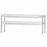 Commercial Heated Gantry PREMIUM with 2 Ceramic Heaters - 2000x370mm - 2kW - 2 Tier - height-adjustable
