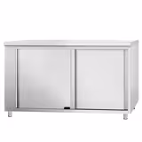 Стіл тепловий PREMIUM - 2 кВт - зі скляними розсувними дверима, 1 полиця - 1600x700x870 мм