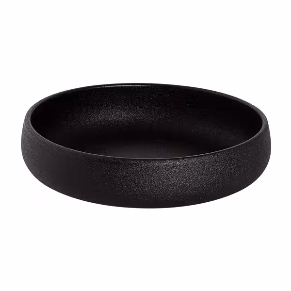 (6 pcs) Dessert Bowl - Universe - Porcelain - round - Ø 155mm - Black