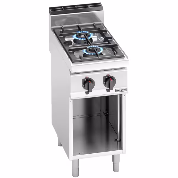 Kaasuliesi Lorenzo 700 ‑sarja - 14 kW - 2 poltinta - jalustalla - 400x714x1 070 mm