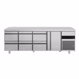 Koelwerkbank PREMIUM - 2330x700mm - met 1 deur - met 6 lades