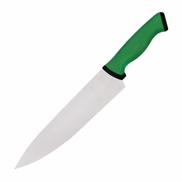 Koksmes - recht - Lemmet: 230mm - RVS
