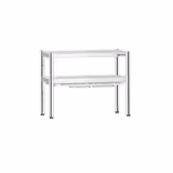 Mostek grzewczy PREMIUM - z promiennikiem ceramicznym - 800x370mm - 700W - 1 podgrzewany poziom, 1 półka - regulowana wysokość