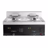 Friteuse électrique double – 10+10 litres – 18 kW