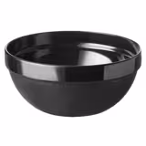 (6 ks) Miska CASUAL MAXI - Melamin - 0,25 l - kulatá - Ø 120 mm - stohovatelná - vhodná do myčky - nevhodná do mikrovlnky - černá