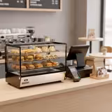 Commercial Heated Display Case - 160 L – 30–90 °C – LED – Digital Control – 1.5 kW