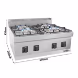 Kaasuliesi - 16 kW - 4 poltinta