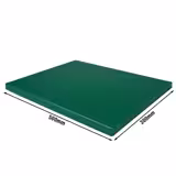 Antislip snijplank - 300x500mm - Dikte: 20mm - HACCP-conform - HDPE - Groen - Vaatwasmachinebestendig