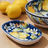 (6 Stück) Schale - MEDITERRANEAN - Melamin - 0,2 Liter - 185x115mm - Bunt