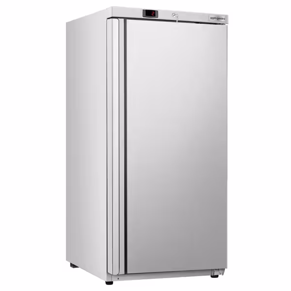 Voorraadkoelkast RVS ECO - 600l - met 1-deurs dichte deur & 5 roosters - binnenzijde kunststof