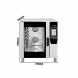 Combisteamer - Touch - 7x GN 1/1 - incl. wassysteem & temperatuursensor