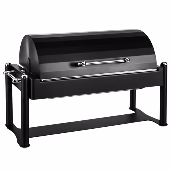 Chafing dish - avec couvercle - Noir