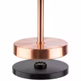 (4 unid) Candeeiro de mesa LED - MERLE MICRO - recarregável sem fios - regulável em 3 níveis - Ø80mm - Cobre - IP54