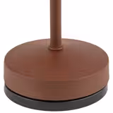 Table lamp - ALVA - dimmable in 3 steps - Ø 80mm - rust