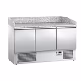 Pizzawerkbank PREMIUM - 2300x700mm - met granieten werkblad - met 5 deuren