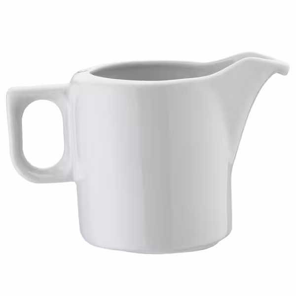 (12 kom) MIX & MATCH - Vrč za mlijeko - 125 ml - Porculan - bijela